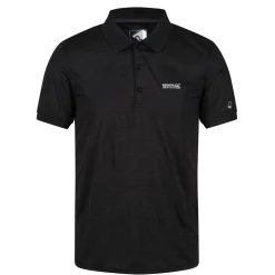Męska koszulka polo Remex II | Czarny