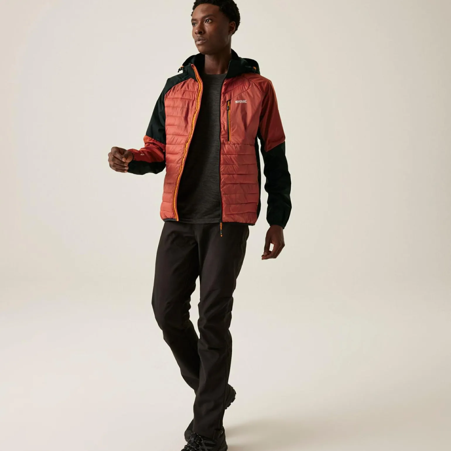 Męska kurtka hybrydowa Andreson Pro | Czerwony