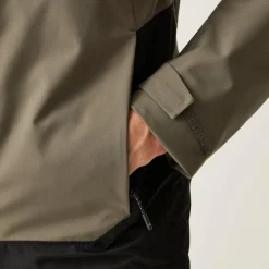 Męska kurtka przeciwdeszczowa Highton IV Stretch | Brązowy