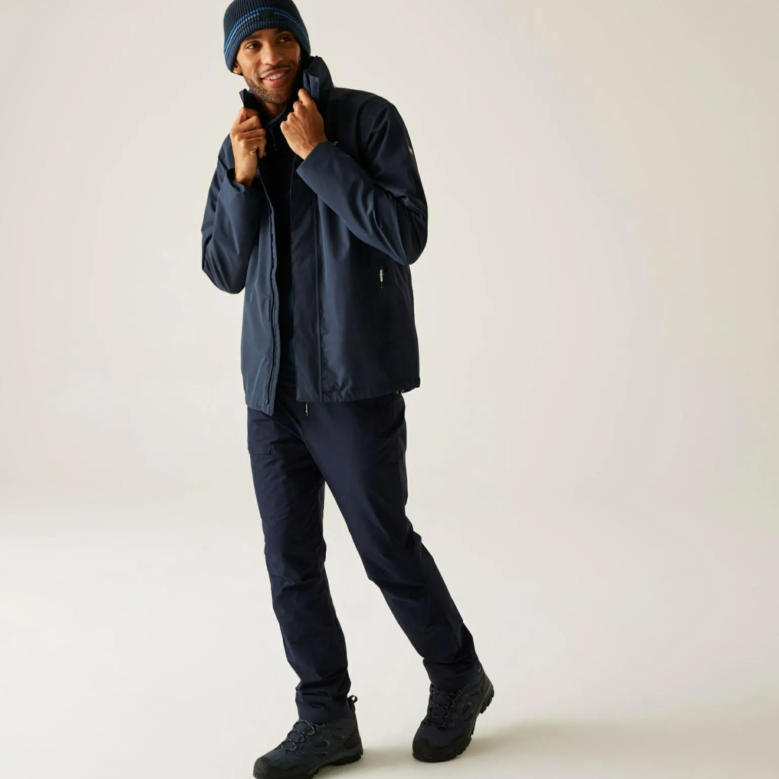 Męska kurtka przeciwdeszczowa Matt II | Niebieski