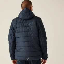 Męska kurtka przejściowa ocieplana Navigate | Navy French Blue