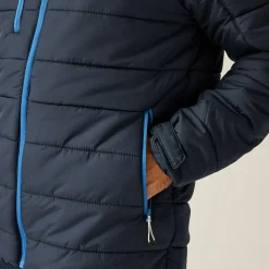 Męska kurtka przejściowa ocieplana Navigate | Navy French Blue