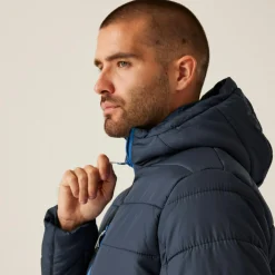 Męska kurtka przejściowa ocieplana Navigate | Navy French Blue