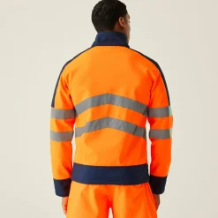 Męska kurtka robocza softshell Professional | Pomarańczowo-granatowy