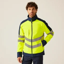 Męska kurtka robocza softshell Professional | Żółty