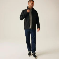 Męska kurtka softshell z recyklingu Professional | Czarny