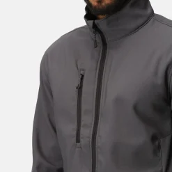 Męska kurtka softshell z recyklingu Professional | Szary