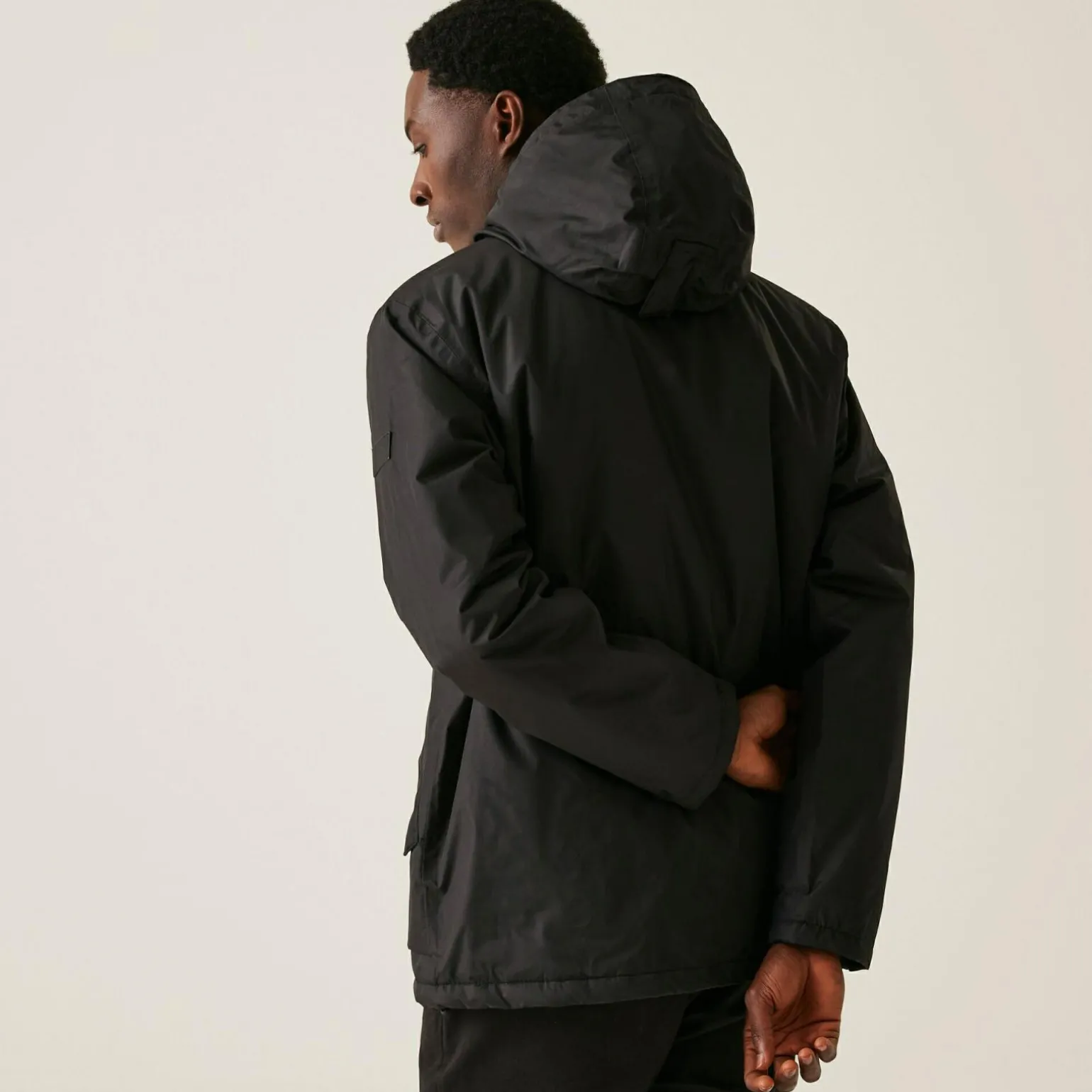 Męska kurtka zimowa ocieplana Sterlings IV | Czarny