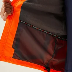 Męska wodoodporna kurtka parka Professional | Pomarańczowo-szary