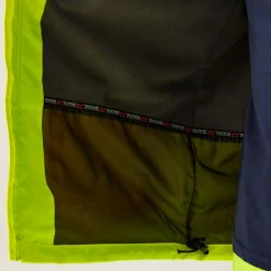 Męska wodoodporna kurtka parka Professional | Żółto-szary