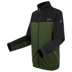 Męski polar rozsuwany Highton V | Zielony