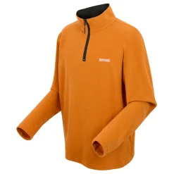 Męski polar z suwakiem 1/2 Thompson | Pomarańczowy