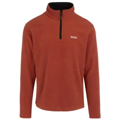 Męski polar z suwakiem 1/2 Thompson | Czerwony