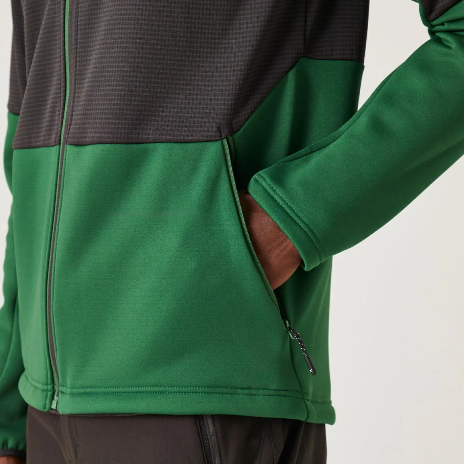 Męski polar z suwakiem Highton Winter IV | Eden Black