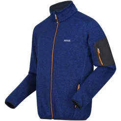 Męski polar z suwakiem Newhill | Granatowy