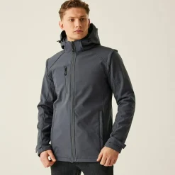 Męski softshell 4 w 1 Erasmus | Szary