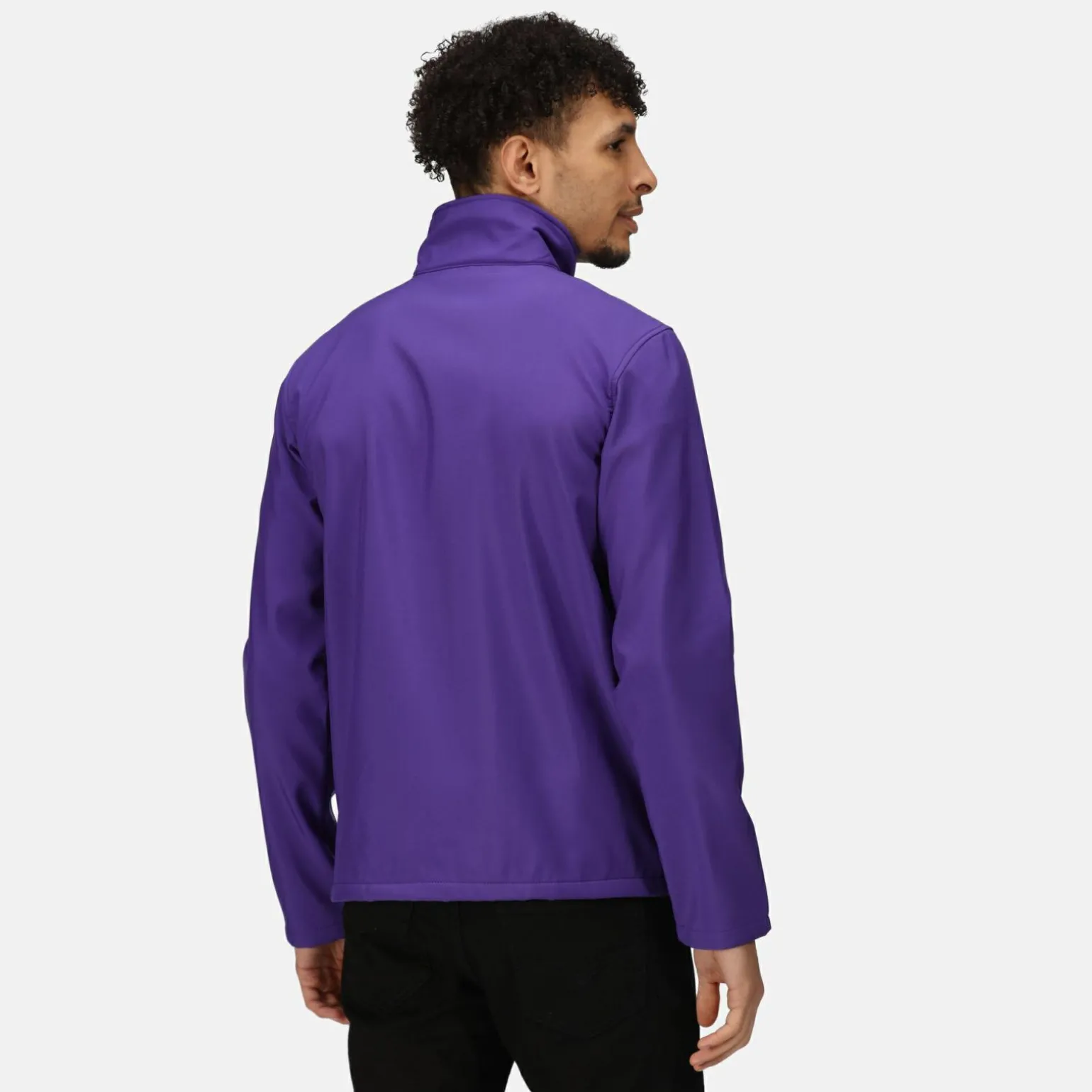 Męski softshell Ablaze | Fioletowo-czarny