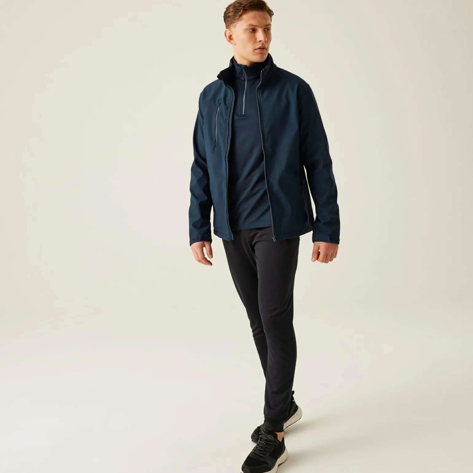 Męski softshell Ablaze | Granatowy