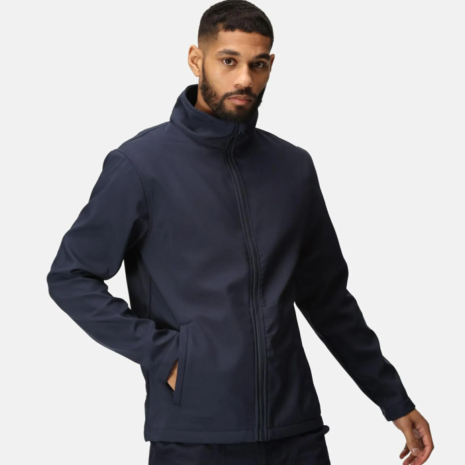 Męski softshell Ablaze | Granatowy