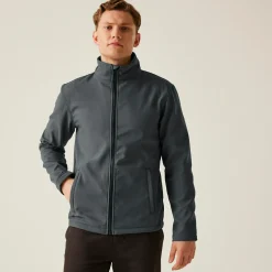 Męski softshell Ablaze | Szaro-czarny