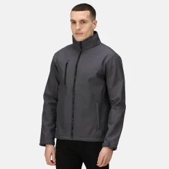 Męski softshell Ablaze | Szaro-czarny