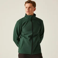 Męski softshell Ablaze | Zielono-czarny