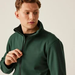 Męski softshell Ablaze | Zielono-czarny