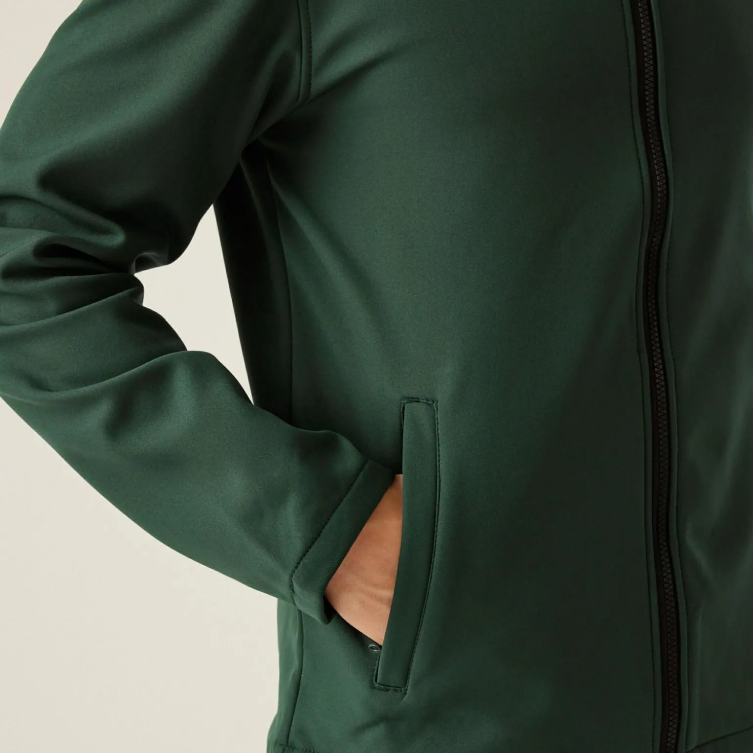 Męski softshell Ablaze | Zielono-czarny