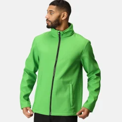 Męski softshell Ablaze | Zielono-czarny