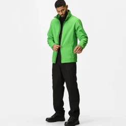 Męski softshell Ablaze | Zielono-czarny