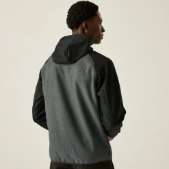 Męski softshell Arec III | Szaro-czarny