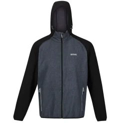 Męski softshell Arec III | Szaro-czarny