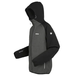 Męski softshell Arec III | Szaro-czarny