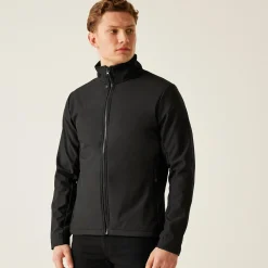 Męski softshell Dendrick | Czarny