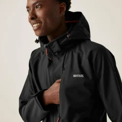 Męski softshell Hewitts X | Czarny