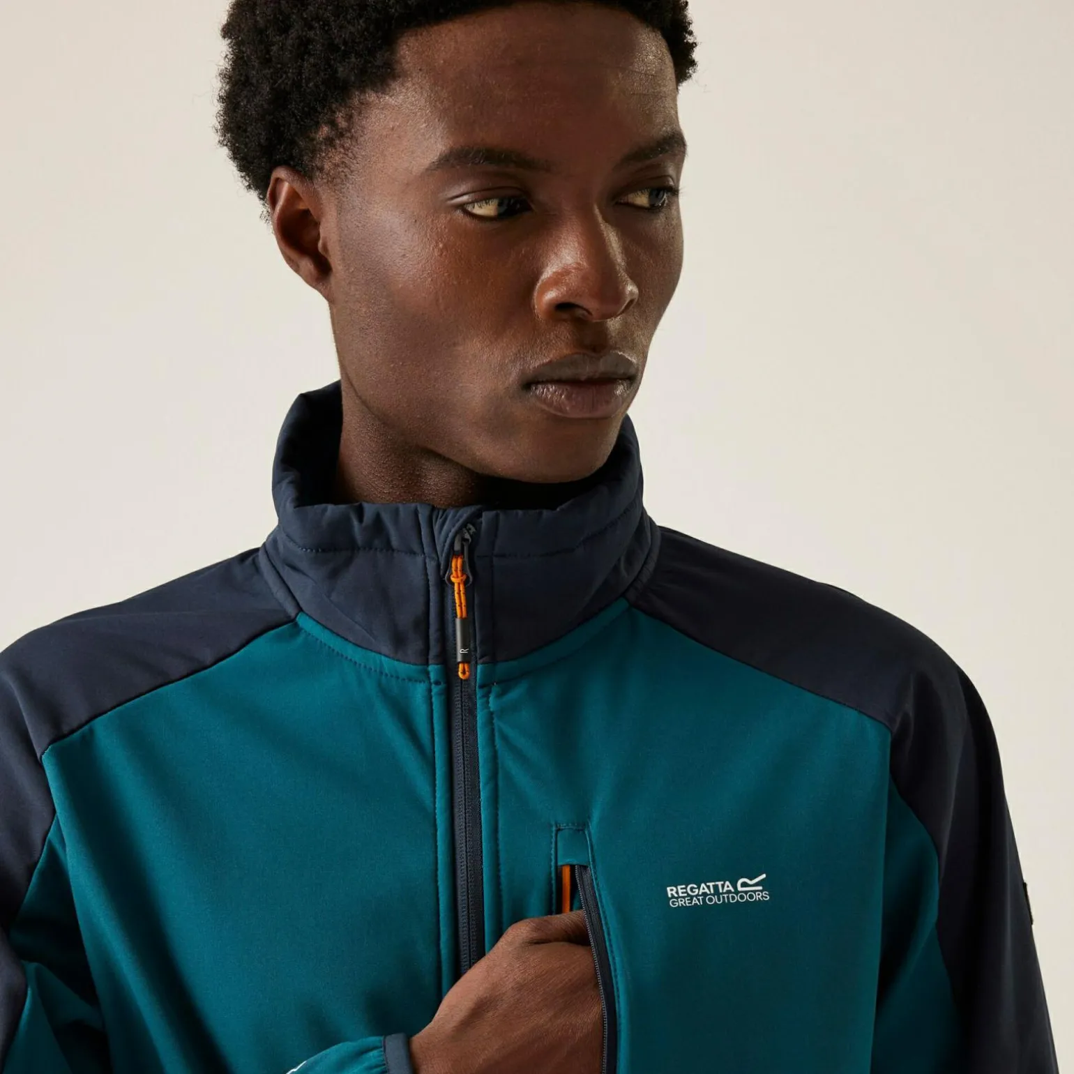 Męski softshell Moutdale | Niebieski