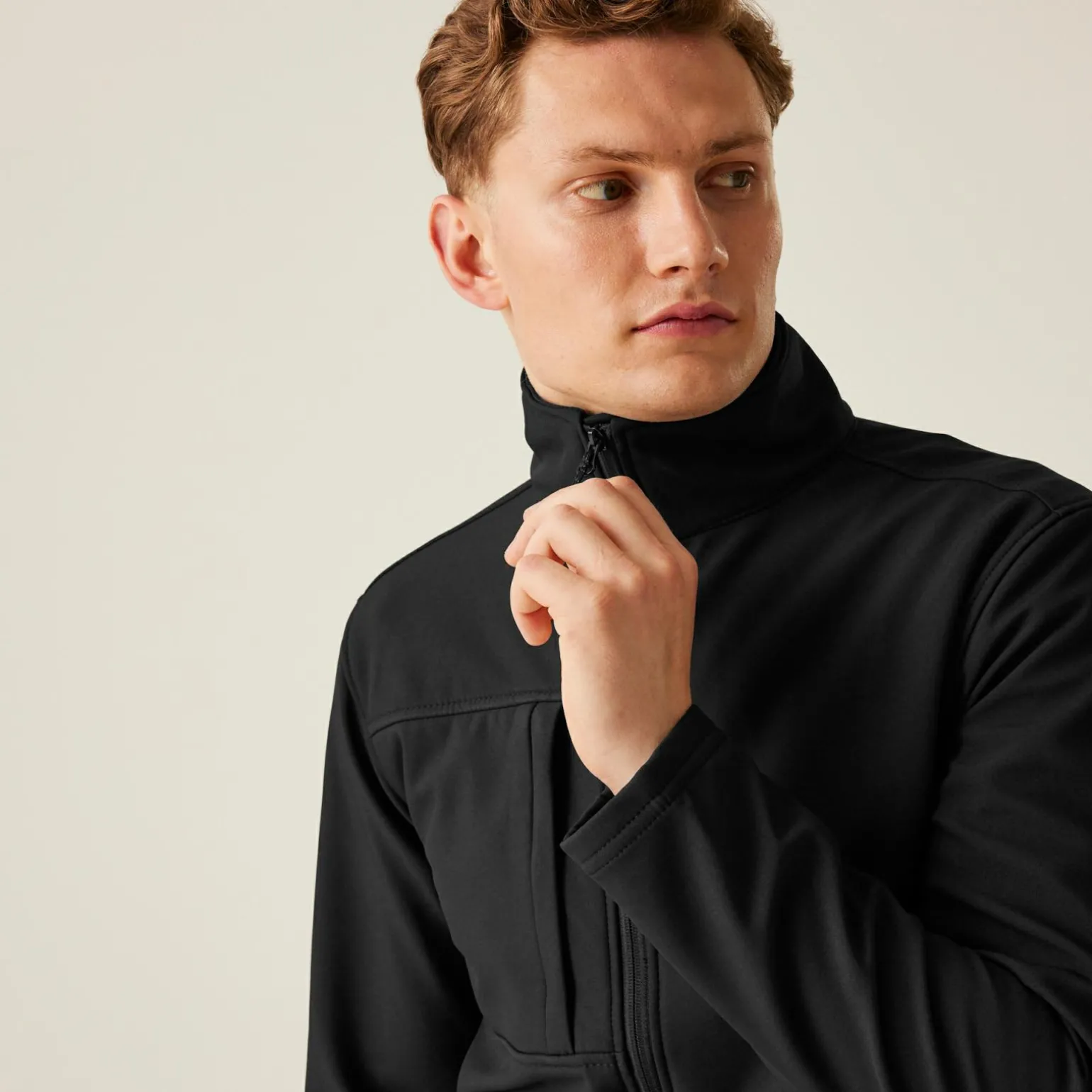 Męski softshell Octagon II | Czarny
