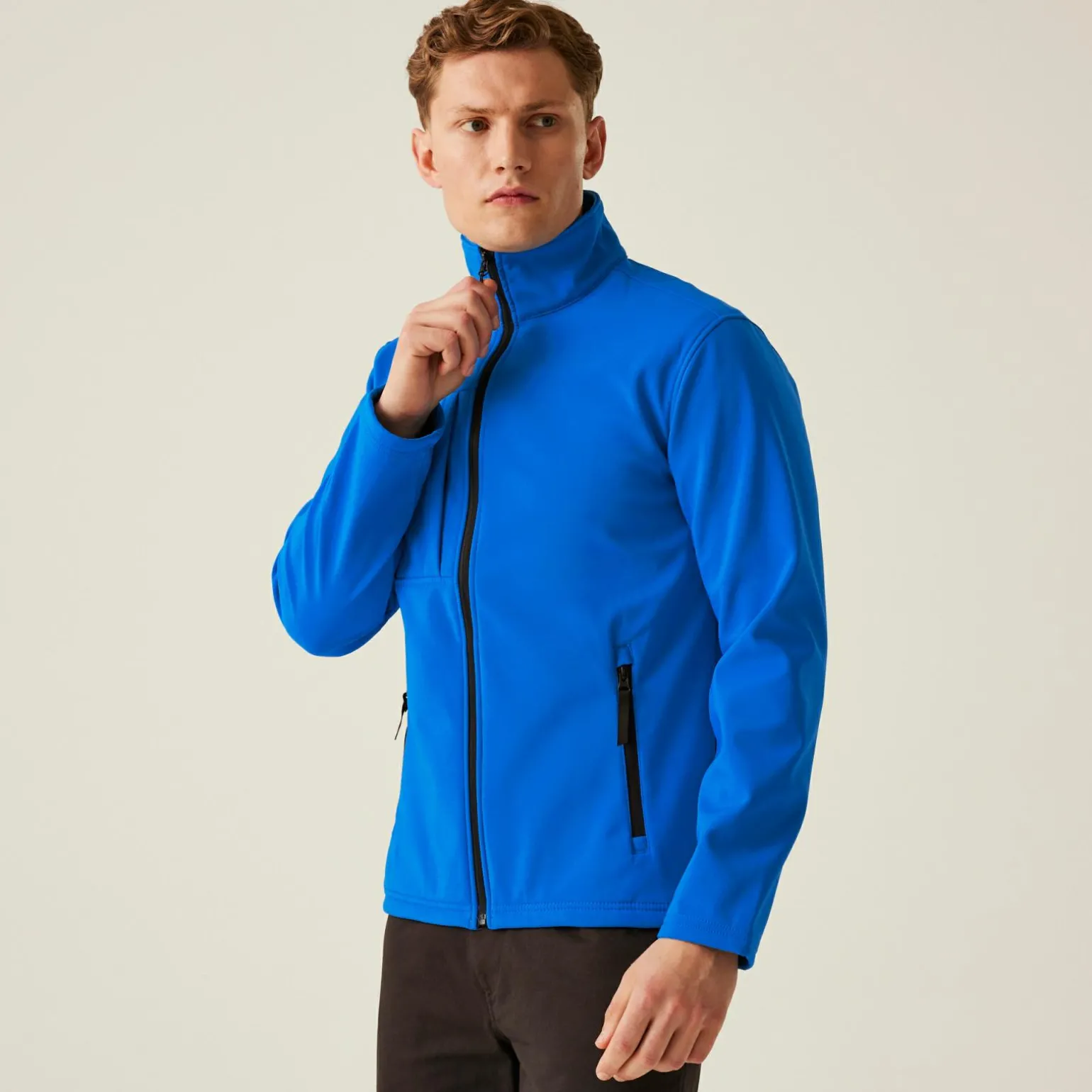 Męski softshell Octagon II | Niebiesko-czarny