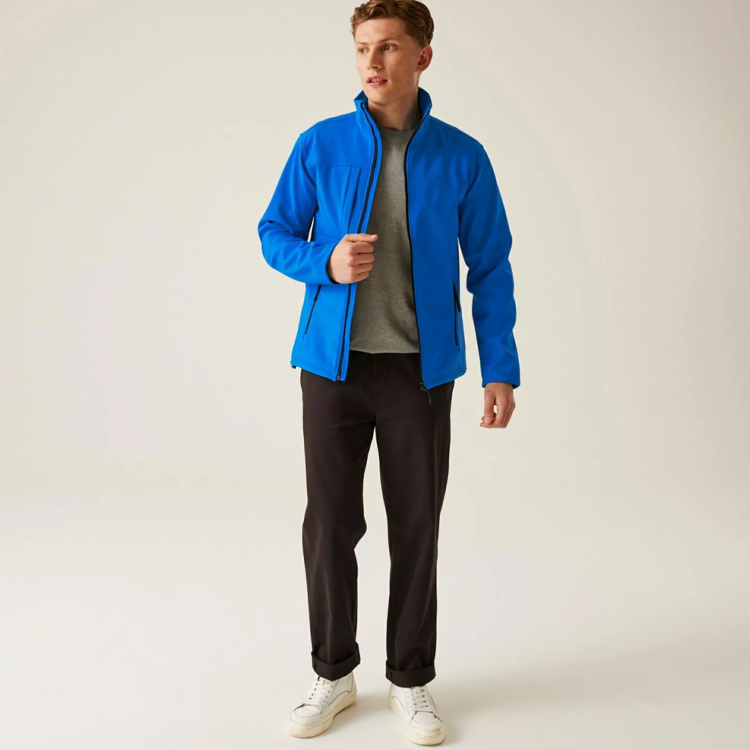 Męski softshell Octagon II | Niebiesko-czarny