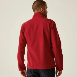 Męski softshell Octagon II | Czerwono-czarny