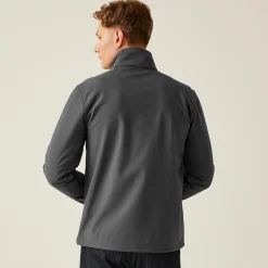 Męski softshell Octagon II | Szaro-czarny