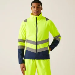 Męski softshell odblaskowy Proffesional | Żółty