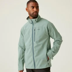 Męski softshell przeciwdeszczowy Arana | Lodowy błękit