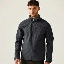 Męski softshell przeciwdeszczowy Arana | Ciemnoszary