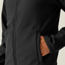 Męski softshell Reid | Czarny
