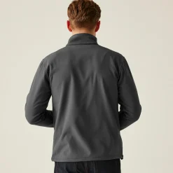 Męski softshell Reid | Szaro-czarny
