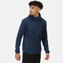 Męski softshell z kapturem Bresdon | Ciemnoniebieski