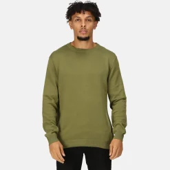 Męski sweter z dzianiny Kaelen | Zielony