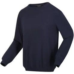 Męski sweter z dzianiny Kaelen | Granatowy