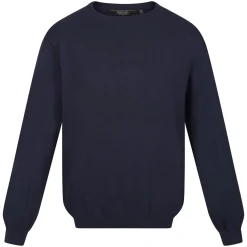 Męski sweter z dzianiny Kaelen | Granatowy